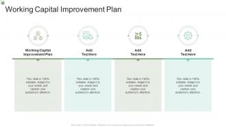 Working Capital Improvement Plan In Powerpoint And Google Slides Cpb