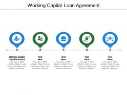 Working capital loan agreement ppt powerpoint presentation ideas background images cpb