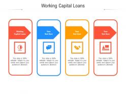 Working capital loans ppt powerpoint presentation model cpb