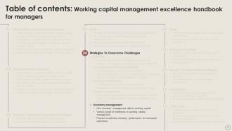 Working Capital Management Excellence Handbook For Managers Fin CD Analytical Attractive