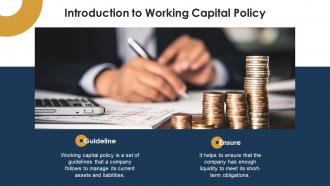 Working Capital Policy Involves Powerpoint Presentation And Google Slides ICP Appealing Professionally