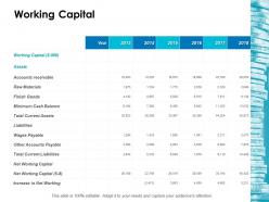 Working capital ppt layouts tips