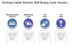 Working capital services b2b buying cycle industry reporting cpb