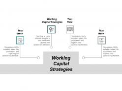 Working capital strategies ppt powerpoint presentation professional microsoft cpb