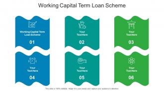 Working Capital Term Loan Scheme Ppt Powerpoint Presentation Professional Graphics Cpb