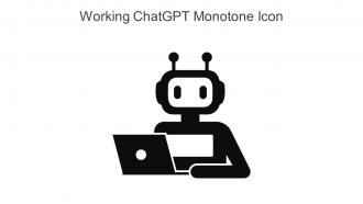 Working Chatgpt Monotone Icon In Powerpoint Pptx Png And Editable Eps Format
