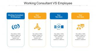 Working Consultant Vs Employee Ppt Powerpoint Presentation Slideshow Cpb