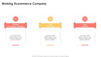 Working Ecommerce Company In Powerpoint And Google Slides Cpb
