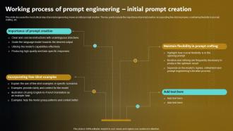 Working Engineering Initial Prompt Creation Prompt Engineering For Effective Interaction With Ai