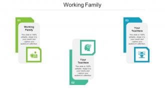 Working family ppt powerpoint presentation visual aids model cpb
