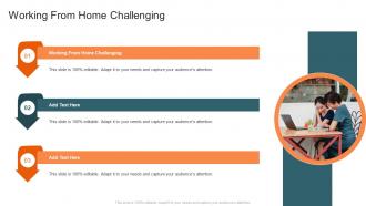 Working From Home Challenging In Powerpoint And Google Slides Cpb