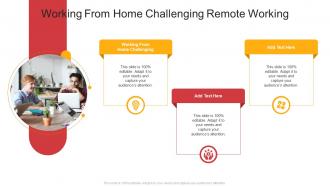 Working From Home Challenging Remote Working In Powerpoint And Google Slides Cpb