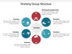 Working group structure ppt powerpoint presentation layouts clipart images cpb