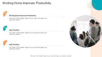 Working Home Improves Productivity In Powerpoint And Google Slides Cpb