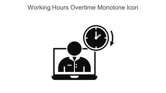 Working Hours Overtime Monotone Icon In Powerpoint Pptx Png And Editable Eps Format