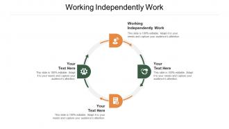 Working independently work ppt powerpoint presentation outline grid cpb