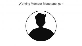Working Member Monotone Icon In Powerpoint Pptx Png And Editable Eps Format
