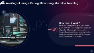 Working Of Image Recognition Using Machine Learning Training Ppt
