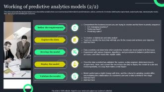 Working Of Predictive Analytics Models Ppt Powerpoint Presentation File Good Attractive Aesthatic