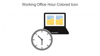Working Office Hour Colored Icon In Powerpoint Pptx Png And Editable Eps Format