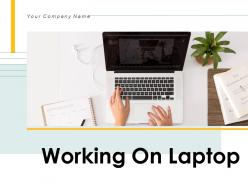 Working On Laptop Business Analyst Planning Employees Software Development