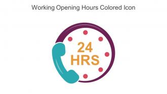 Working Opening Hours Colored Icon In Powerpoint Pptx Png And Editable Eps Format
