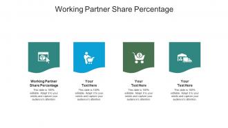 Working partner share percentage ppt powerpoint presentation model portrait cpb