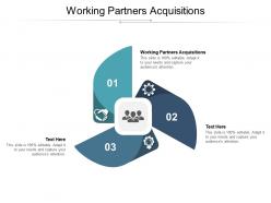 Working partners acquisitions ppt powerpoint presentation show format ideas cpb