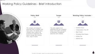 Working Policy Guidelines Brief Introduction Income Estimation Report Ppt Slides Gridlines