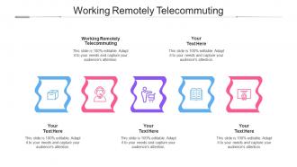 Working Remotely Telecommuting Ppt Powerpoint Presentation Background Images Cpb