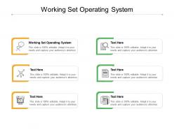 Working set operating system ppt powerpoint presentation model icon cpb