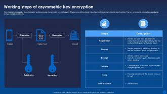 Working Steps Of Asymmetric Key Encryption Encryption For Data Privacy In Digital Age It