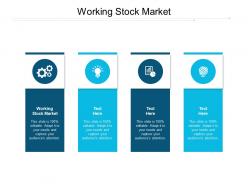 Working stock market ppt powerpoint presentation model summary cpb