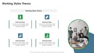 Working Styles Theory In Powerpoint And Google Slides Cpb