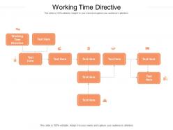 Working time directive ppt powerpoint presentation professional infographic template cpb