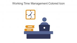 Working Time Management Colored Icon In Powerpoint Pptx Png And Editable Eps Format