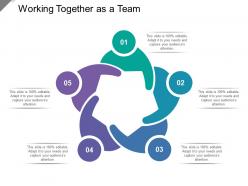 Working together as a team