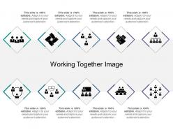 Working together image