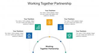 Working together partnership ppt powerpoint presentation gallery picture cpb