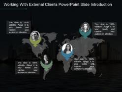 Working with external clients powerpoint slide introduction