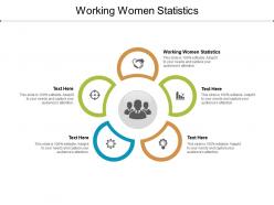 Working women statistics ppt powerpoint presentation summary skills cpb