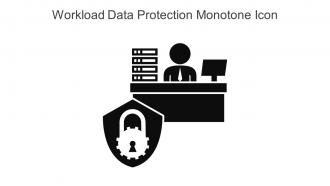 Workload Data Protection Monotone Icon In Powerpoint Pptx Png And Editable Eps Format
