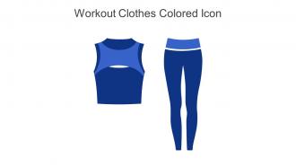Workout Clothes Colored Icon In Powerpoint Pptx Png And Editable Eps Format