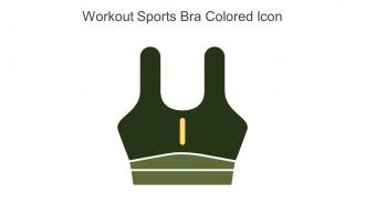 Workout Sports Bra Colored Icon In Powerpoint Pptx Png And Editable Eps Format