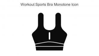 Workout Sports Bra Monotone Icon In Powerpoint Pptx Png And Editable Eps Format