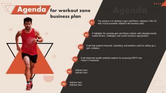 Workout Zone Business Plan Powerpoint Presentation Slides Professionally Interactive