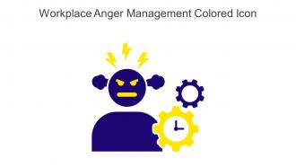 Workplace Anger Management Colored Icon In Powerpoint Pptx Png And Editable Eps Format