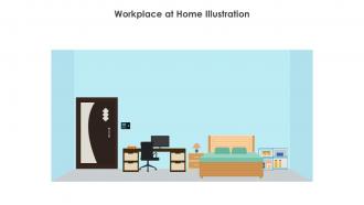 Workplace At Home Illustration