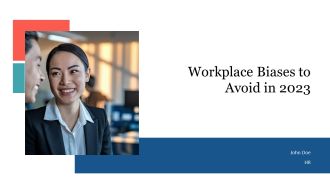 Workplace Biases To Avoid In 2023 PPT Outline AT