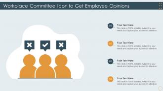 Workplace Committee Icon To Get Employee Opinions